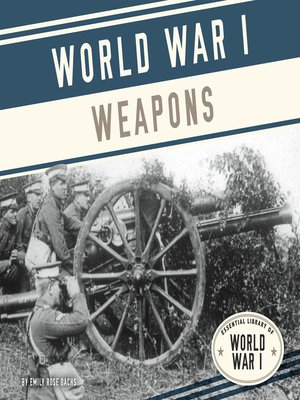 cover image of World War I Weapons
